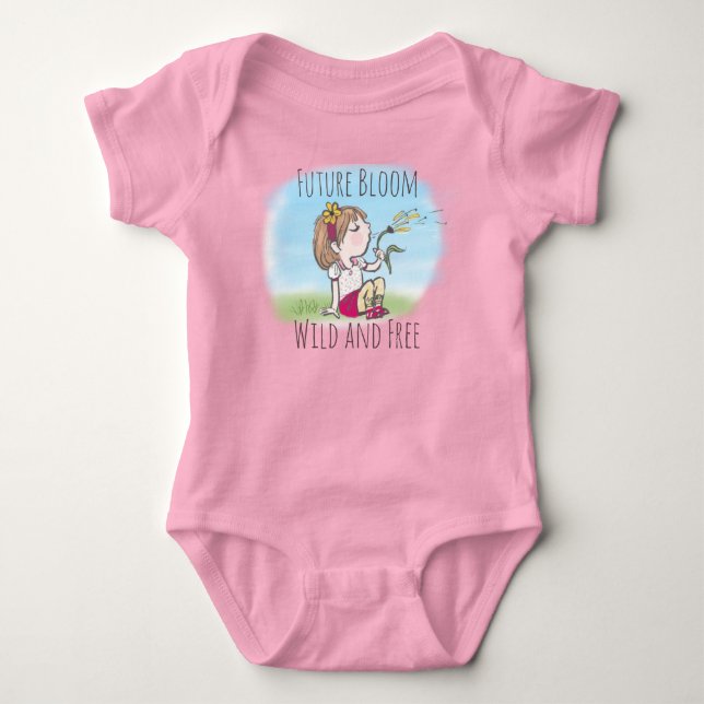 Future Bloom Baby Bodysuit Strampler (Vorderseite)