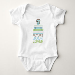 Future Book Lover Baby Boy Niedlich Owl Shirt