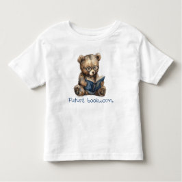 Future Bookworm Bear Reading Baby Kleinkind T-shirt