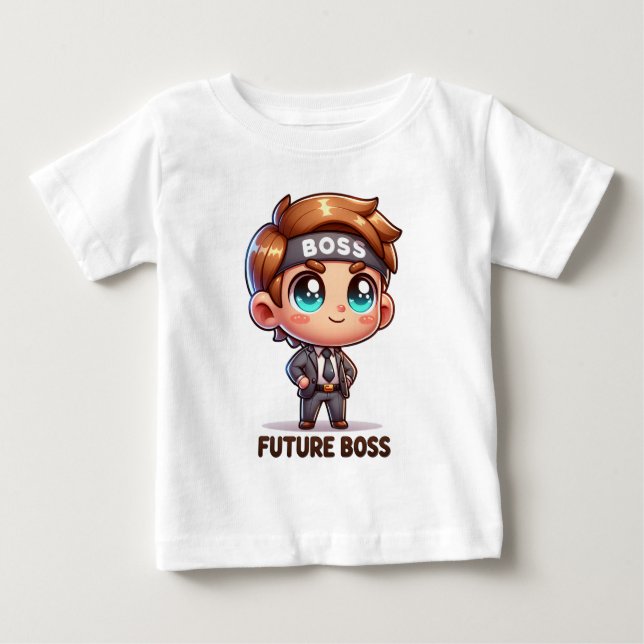 Future Boss Kids T - Shirt - Adventure Cartoon (Vorderseite)