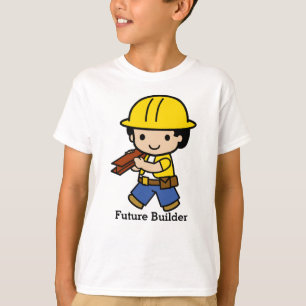 Future Builder in Yellow Hard Hat T-Shirt