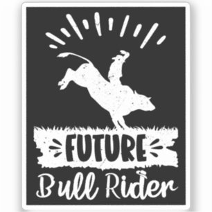 Future Bull Rider Bull Riding Rodeo gibt Ideen Aufkleber