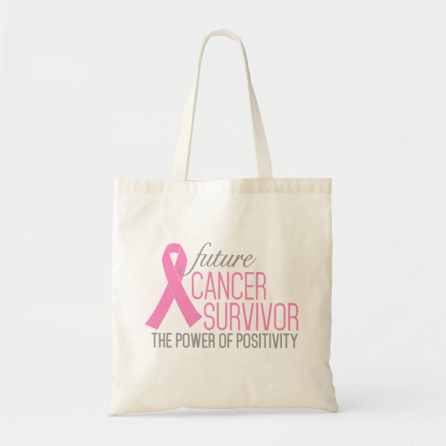 Future Cancer Survivor Tote Tragetasche (Vorne)