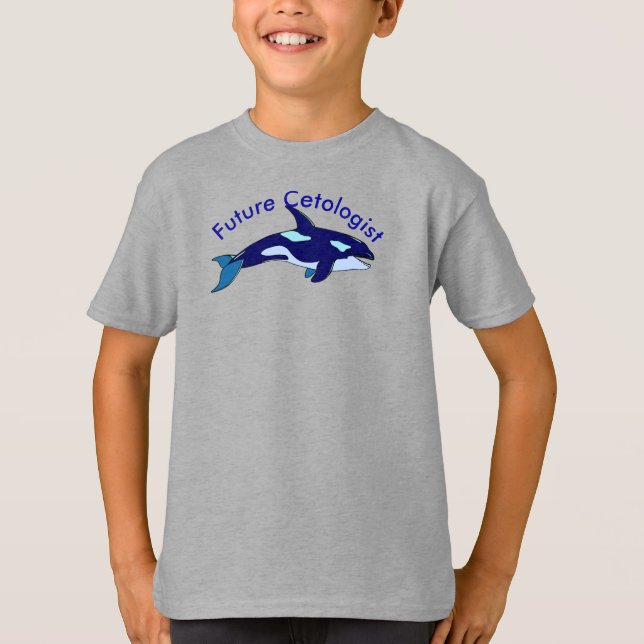 Future Cetologist Killer Whale T-Shirt (Vorderseite)