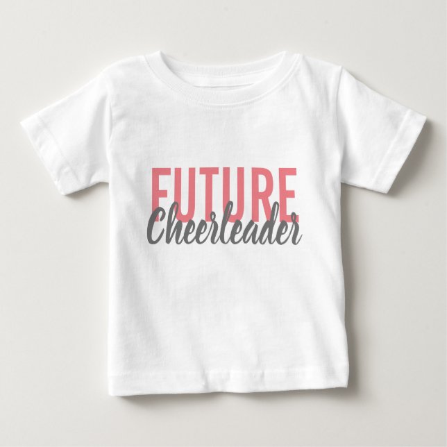 Future Cheerleader Baby Bodysuit Baby T-shirt (Vorderseite)
