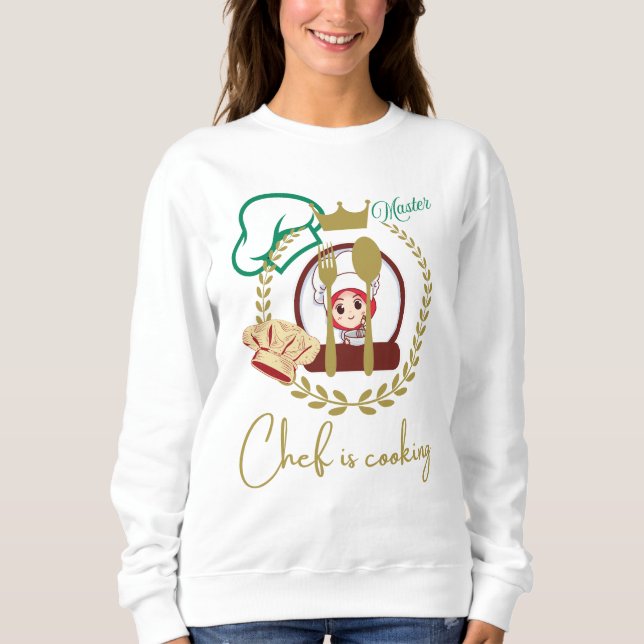 Future Chef Vibes–Kochdesign für Schulfutterliebha Sweatshirt (Vorderseite)