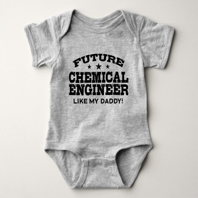 Future Chemical Engineer Baby Strampler (Vorderseite)