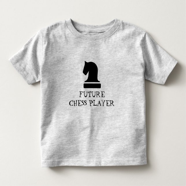 Future Chess Player lustiges Baby-Shirt für Neugeb Kleinkind T-shirt (Vorderseite)