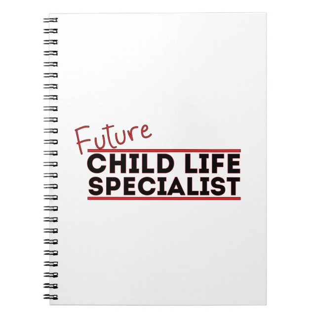 Future Child Life Specialist Notizblock (Vorderseite)
