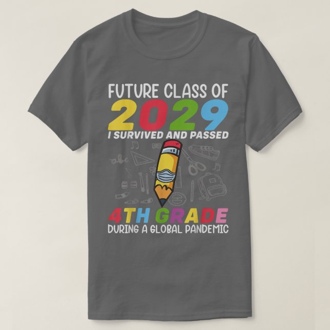 Future Class of 2029 I School Abschluss I  T-Shirt (Design vorne)