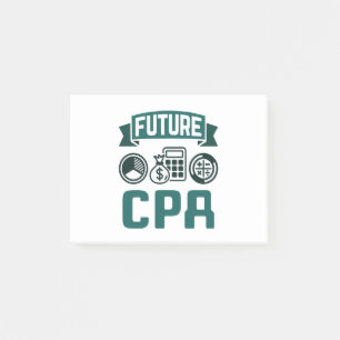 Future CPA Accounting Abschluss Post-it Klebezettel