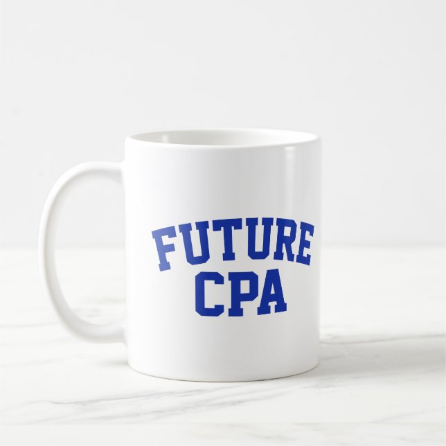 Future CPA Future Accountant Kaffeetasse (Links)