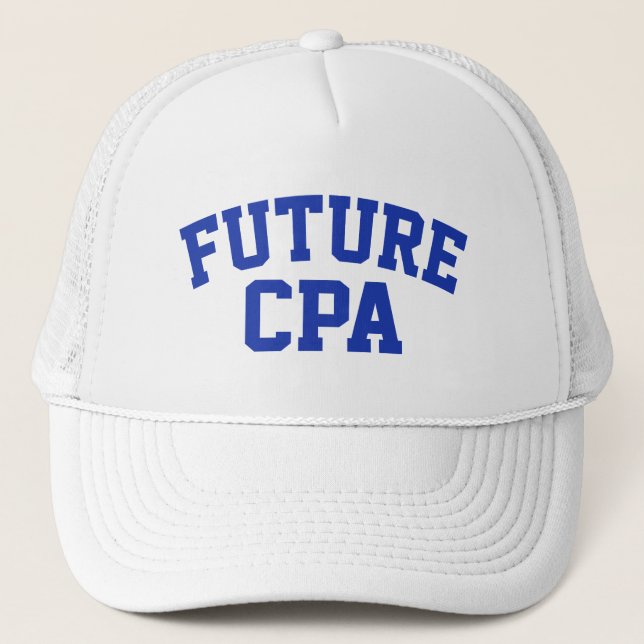 Future CPA Future Accountant Truckerkappe (Vorderseite)