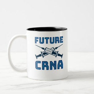 Future CRNA Nurse Anästhesist Zweifarbige Tasse