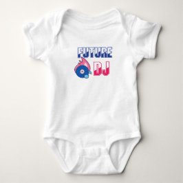 Future D.J. Baby unisex Junge Mädchen deejay pink  Strampler