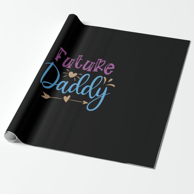 Future Daddy Geschenkpapier (Ungerollt)