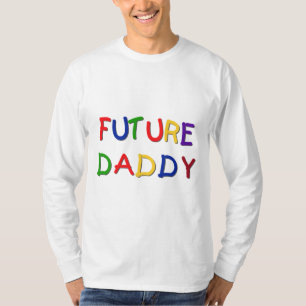 Future Daddy Primary Colors Tshirts and Gifts