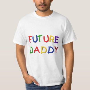Future Daddy Primary Colors Tshirts and Gifts