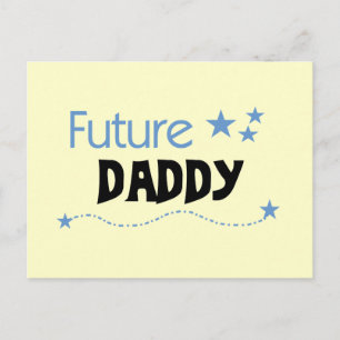 Future Daddy Tshirts und Geschenke Postkarte
