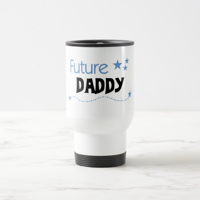 Future Daddy Tshirts und Geschenke Reisebecher (Mittel)