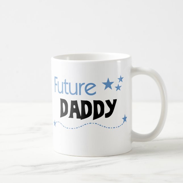 Future Daddy Tshirts und Geschenke Tasse (Rechts)