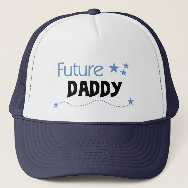 Future Daddy Tshirts und Geschenke Truckerkappe (Vorderseite)