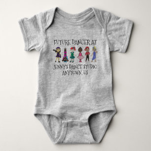 Future Dancer Custom Dance Studio Ballet Stich Jaz Baby Strampler