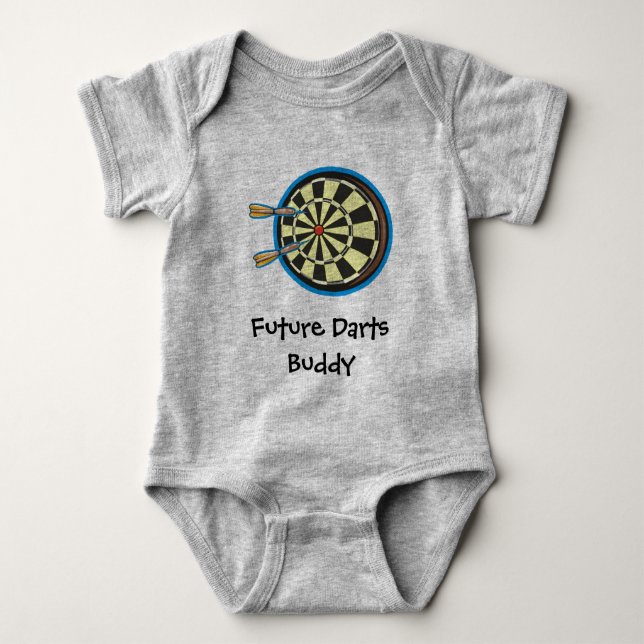 Future Darts Buddy Baby Bodysuit Strampler (Vorderseite)