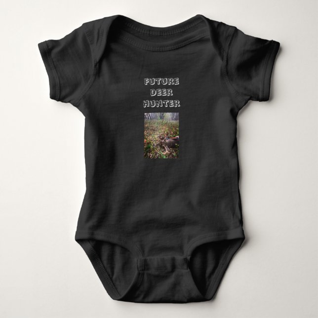 Future Deer Hunter Baby Clothing Strampler (Vorderseite)