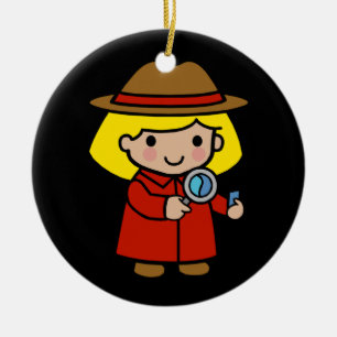 Future Detective / Forensic Scientist / P.I. Keramik Ornament