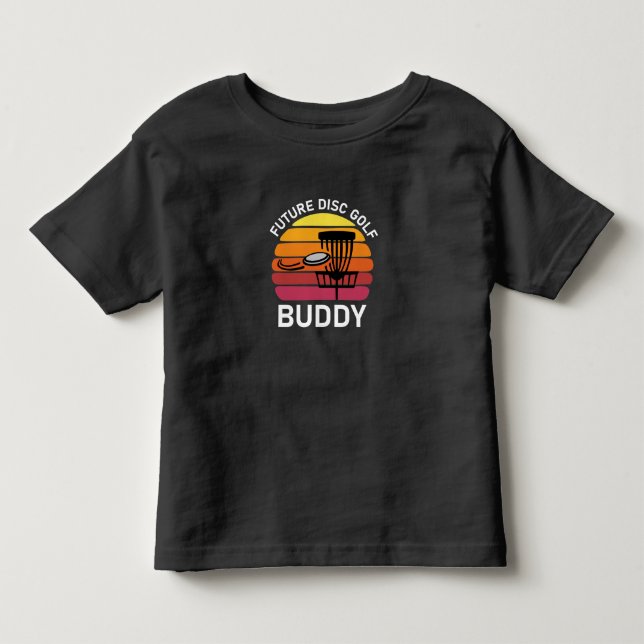 Future Disk Golf Buddy - Flying Disk - Frisbee Kleinkind T-shirt (Vorderseite)