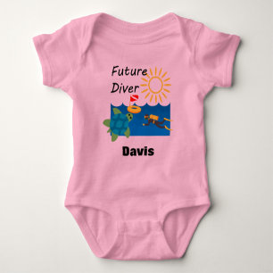 Future Diver Design - Baby-Body aus Jersey Baby Strampler