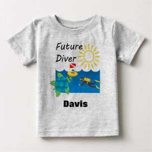 Future Diver Design - Baby-Fein-Jersey-T-Shirt Baby T-shirt