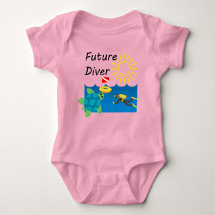 Future Diver Design - Baby Jersey Bodysuit Baby Strampler