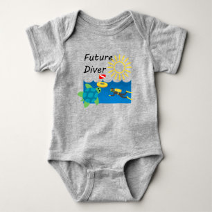 Future Diver Design - Baby Jersey Bodysuit Strampler