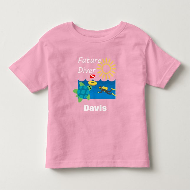 Future Diver Design - Kids' Basic T - Shirt (Vorderseite)