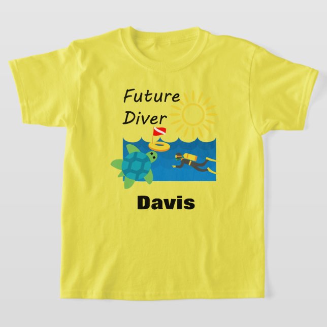 Future Diver Design - Kids' Basic T - Shirt (Ablage )