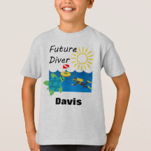 Future Diver Design - Kids' Basic T - Shirt