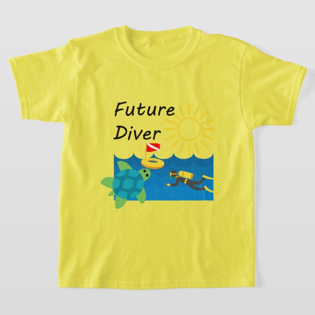 Future Diver Design - Kids' Basic T - Shirt (Ablage )