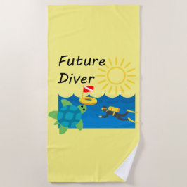 Future Diver Design - Strandtuch