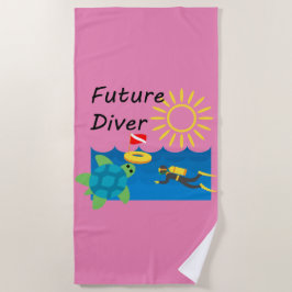 Future Diver Design - Strandtuch
