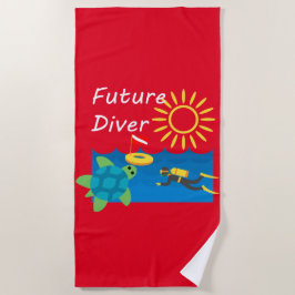 Future Diver Design - Strandtuch