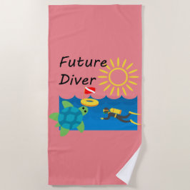 Future Diver Design - Strandtuch