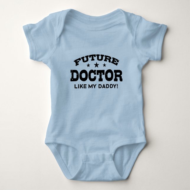 Future Doctor Baby Bodysuit Baby Strampler (Vorderseite)