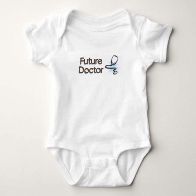 Future Doctor Baby Strampler (Vorderseite)