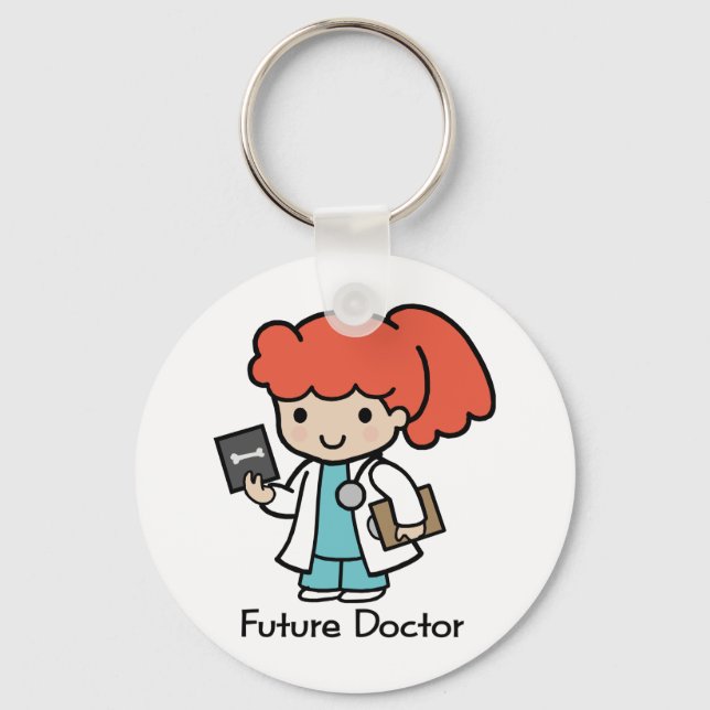 Future Doctor - Girl Schlüsselanhänger (Vorderseite)