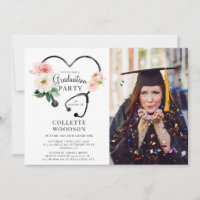 Future Doctor Grad Party Foto Floral Stethoscope