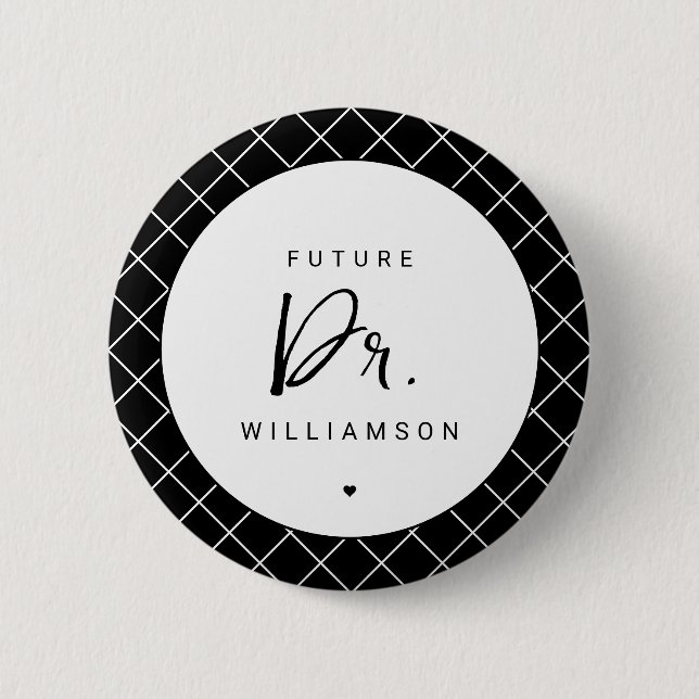 Future Doctor | Medizinstudentin Button (Vorderseite)
