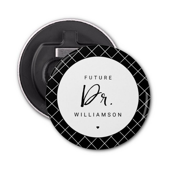 Future Doctor | Medizinstudentin Flaschenöffner (Vorderseite)