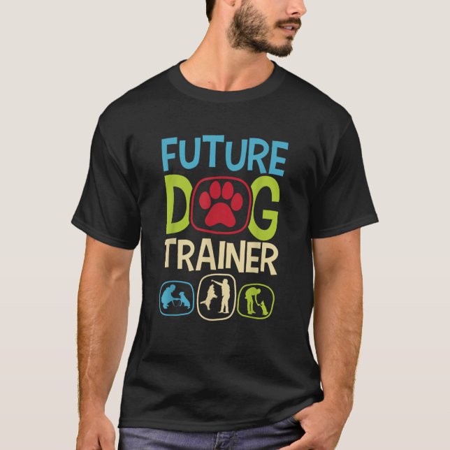 Future Dog Trainer Animal Lover Agility Handler  f T-Shirt (Vorderseite)